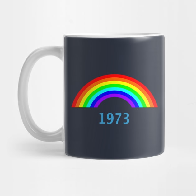 Vintage Rainbow 1973 A Retro Year by ellenhenryart